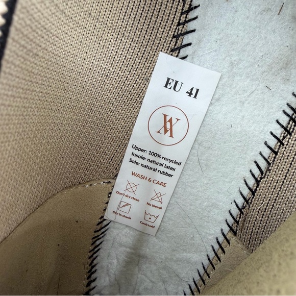 VIVAIA Black cream Flats Pointed-Toe Loafers (Amelia 2.0) sz 41 9.5 - Picture 7 of 7